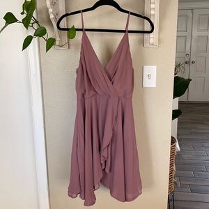 Mini Mauve Dress
